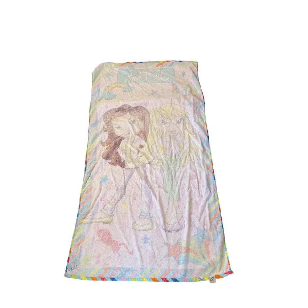 Y2K 2000s‎ Lil Bratz Vintage Beach Towel Rainbow Towel